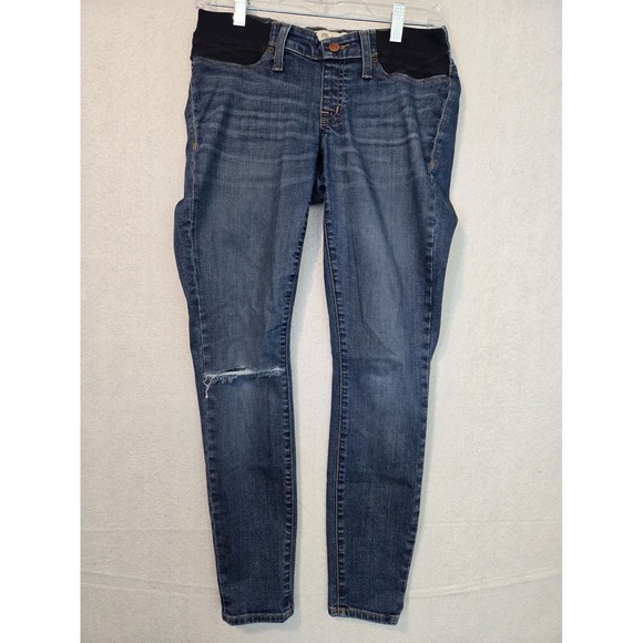 Madewell Denim - Madewell Maternity Skinny Jeans Size 28 Blue Denim Cotton Blend